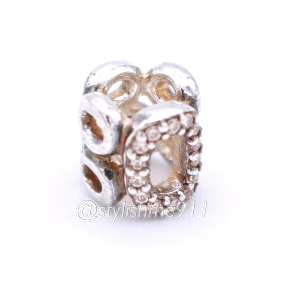 Authentic PANDORA Circle of Friends Charm - Picture 8 of 13